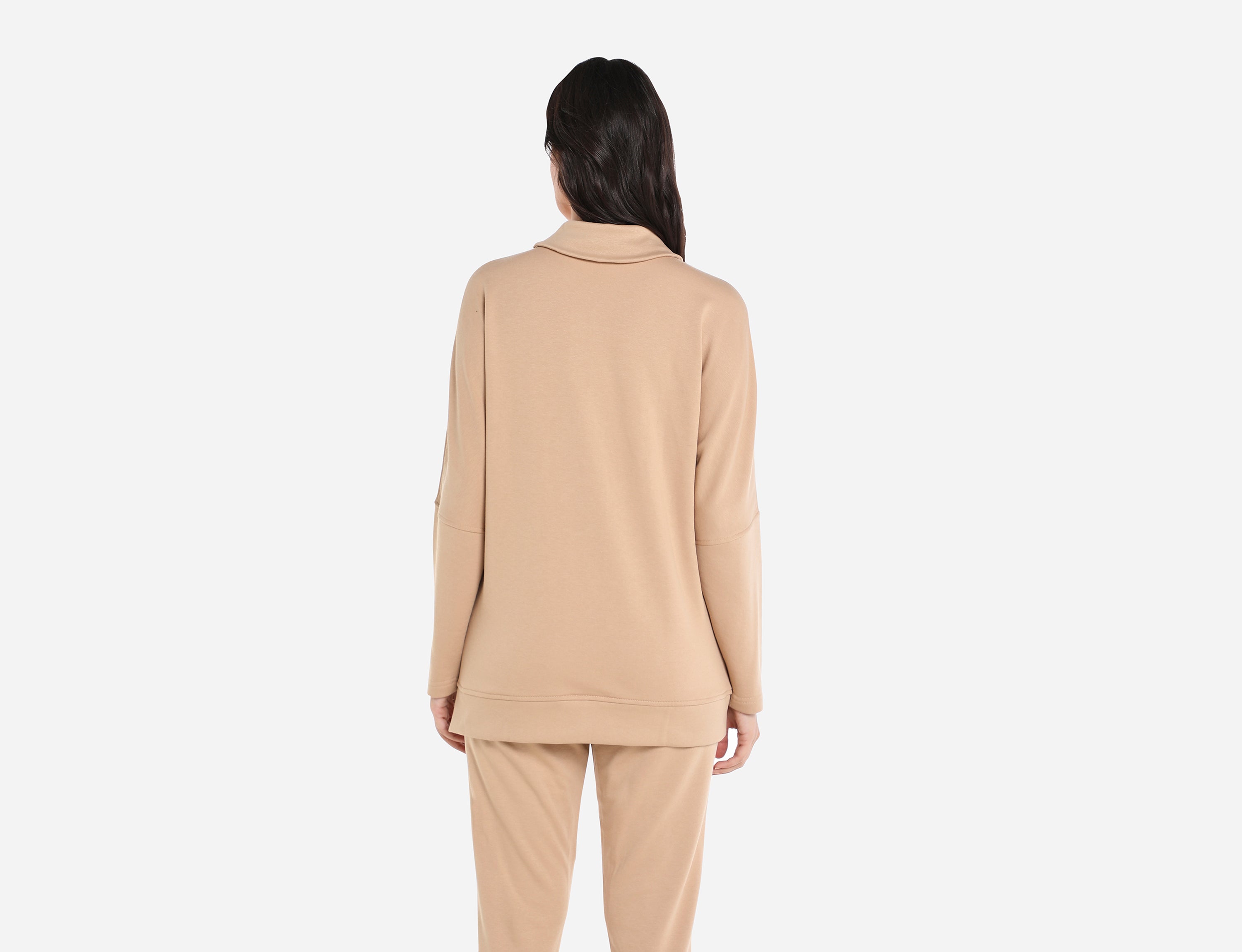 Front Split-Hem Sweatshirt