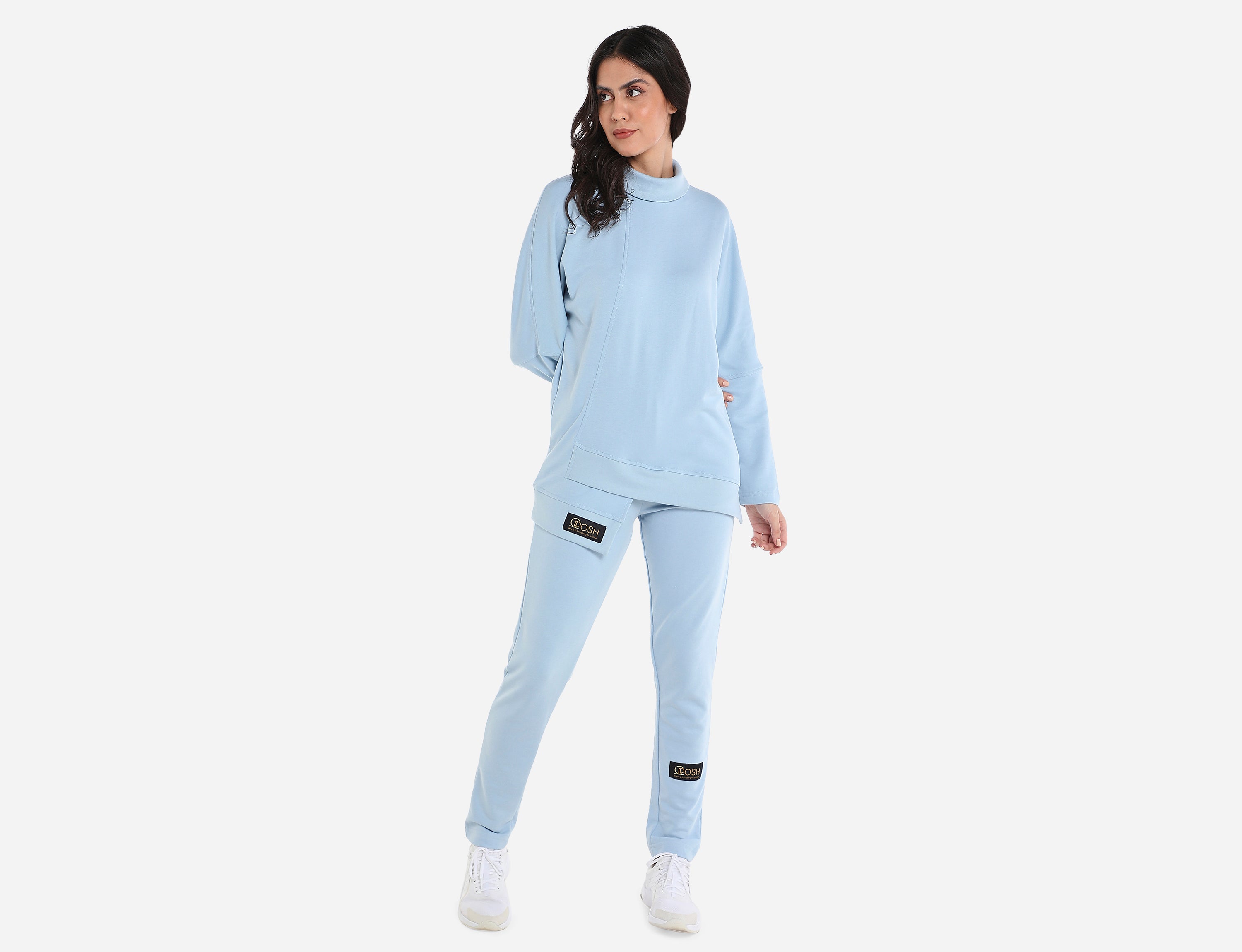 Front Split-Hem Sweatshirt