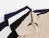 Cropped Undershirt top with collar