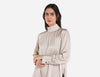 Satin high neck Blouse