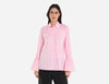 Shirt with circular flounce