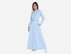 Maxi Striped Cotton Shirt dress