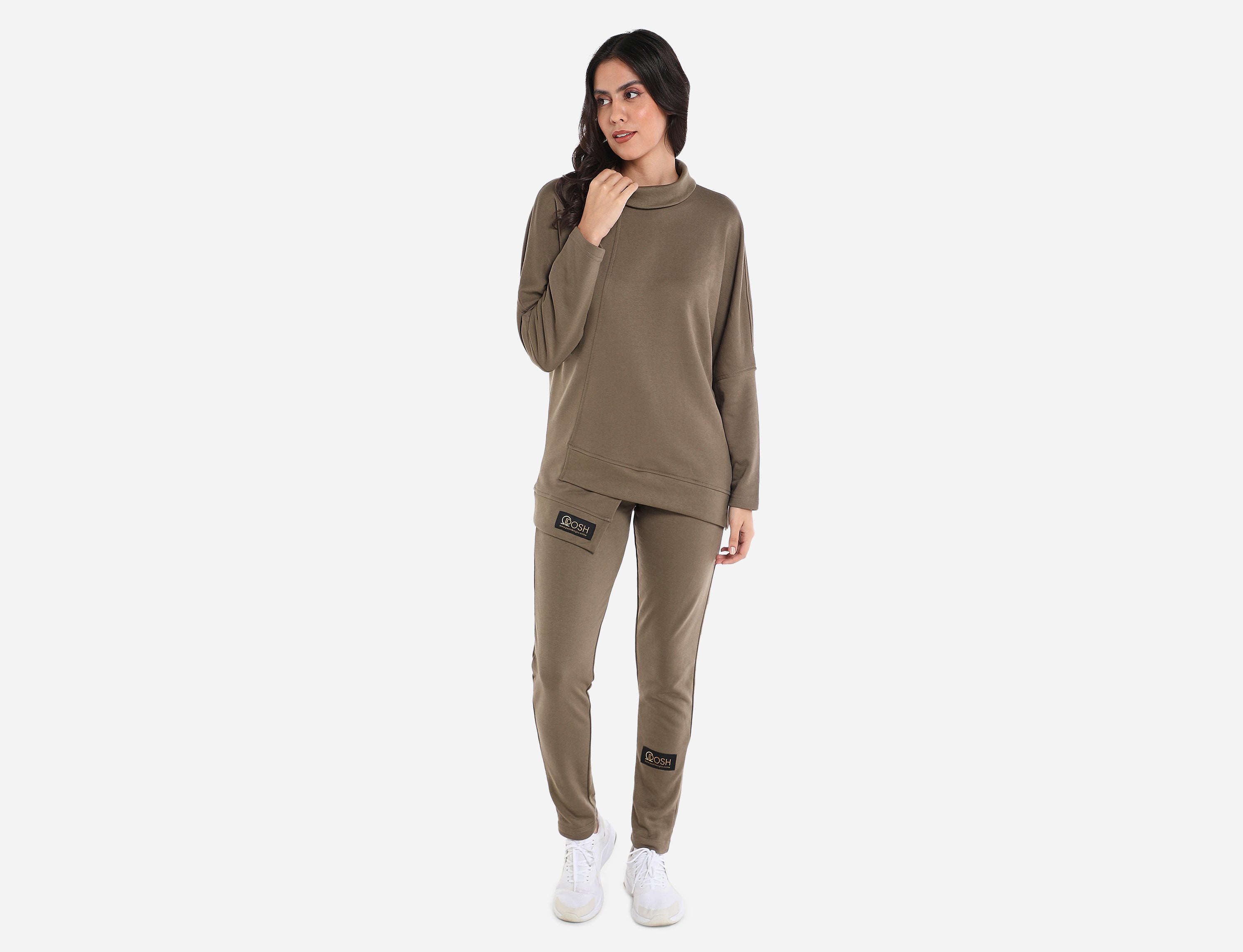 Front Split-Hem Sweatshirt