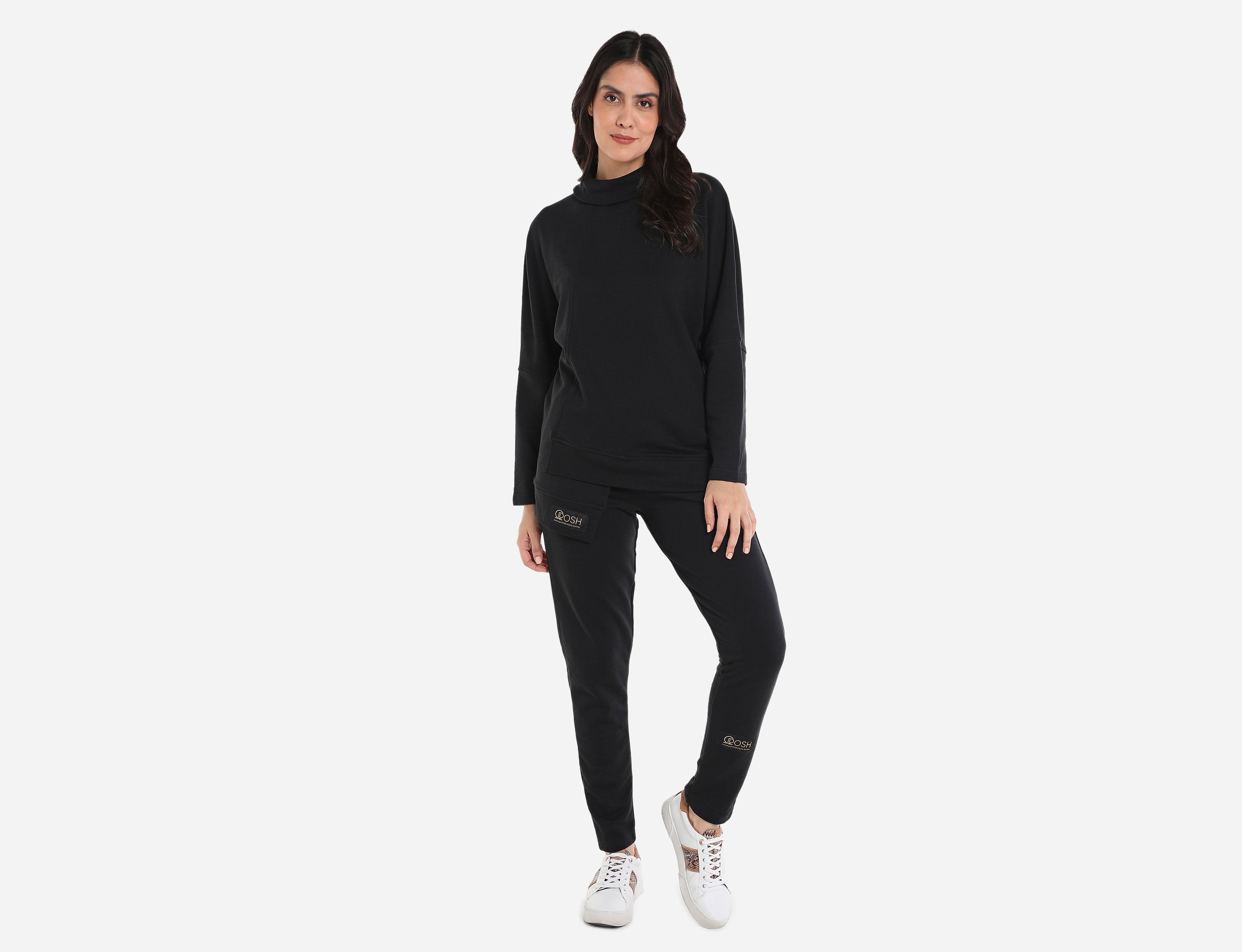 Front Split-Hem Sweatshirt