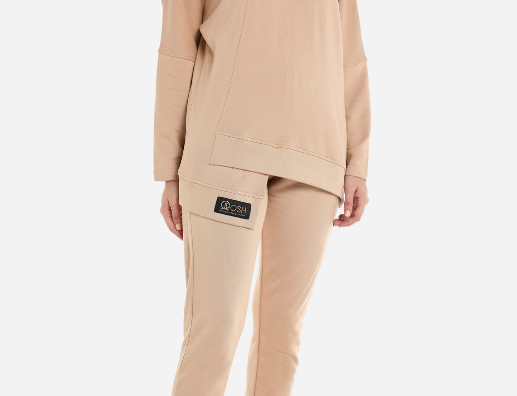 Front Split-Hem Sweatshirt
