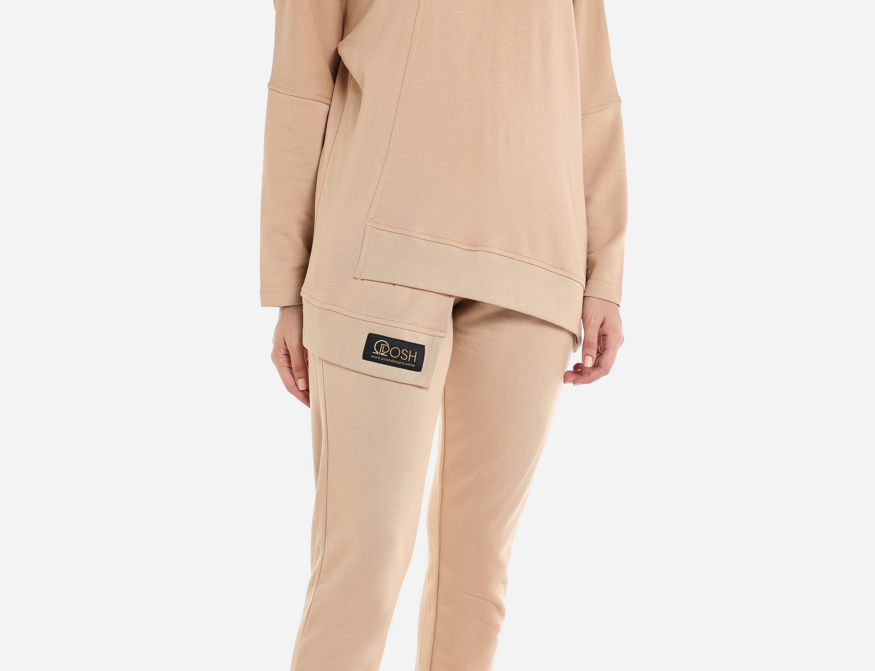 Front Split-Hem Sweatshirt