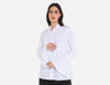 Shirt with circular flounce
