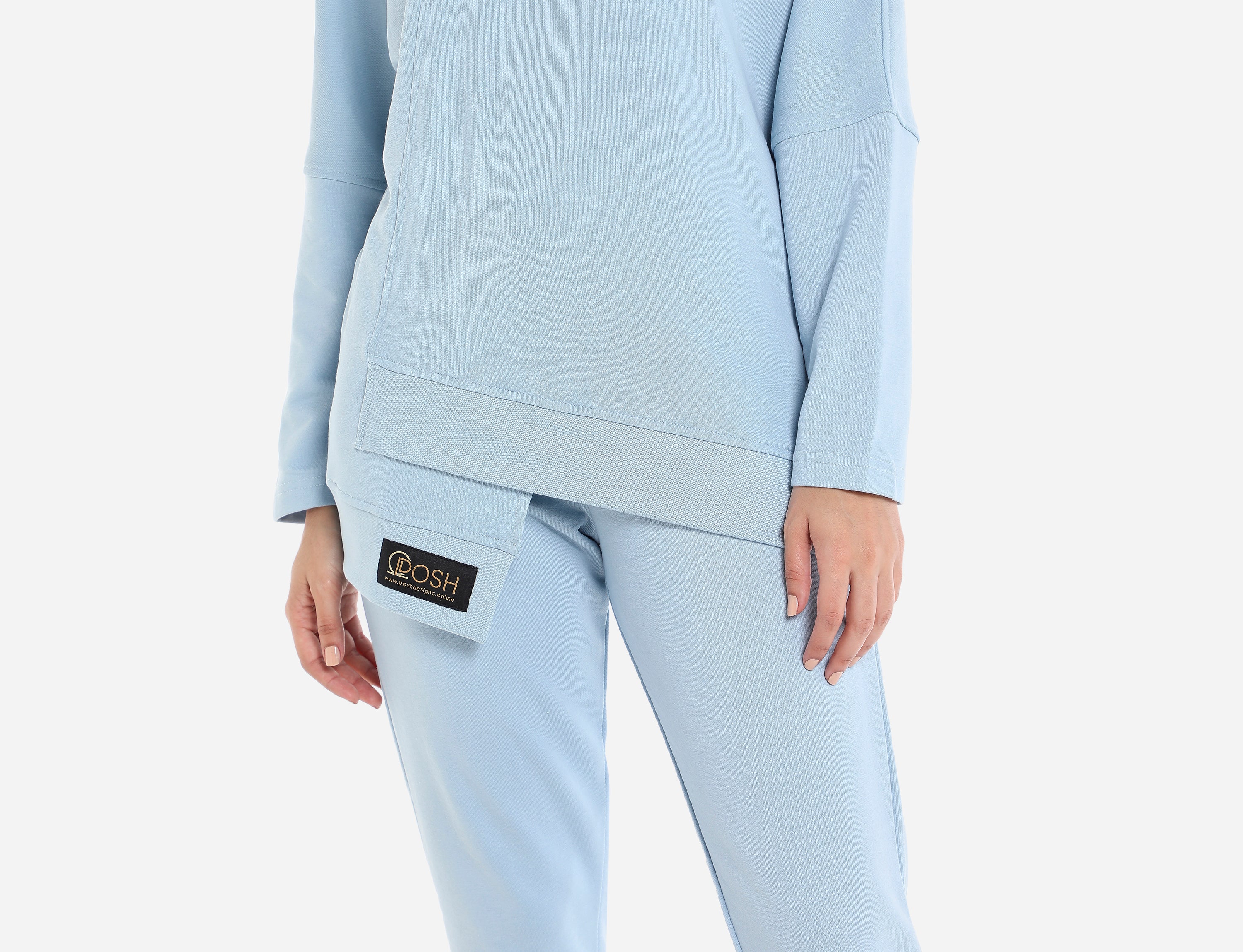 Front Split-Hem Sweatshirt