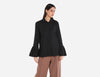 Shirt with circular flounce