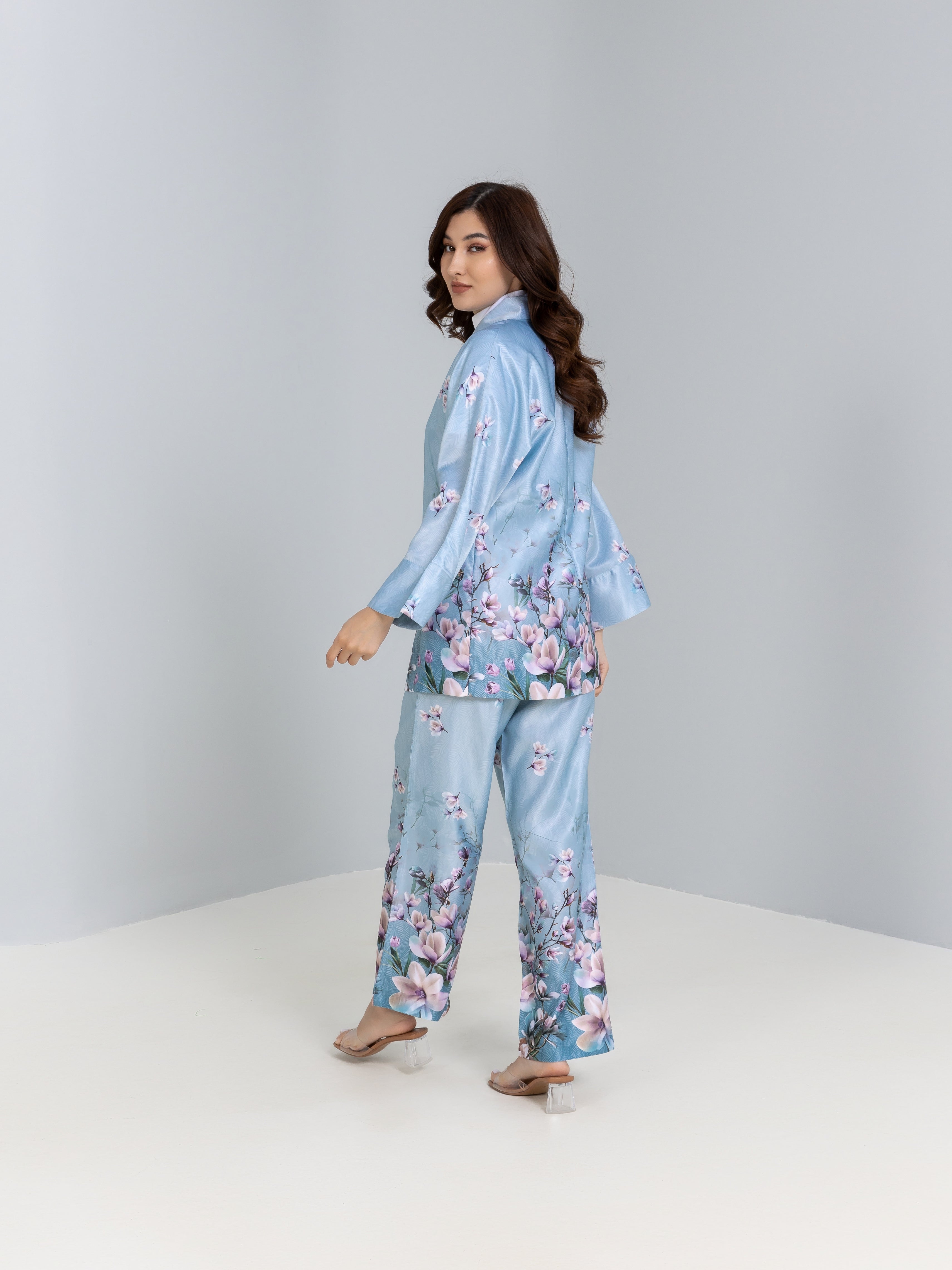 Floral Print Trousers