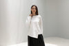 Buttoned Asymmetric Blouse