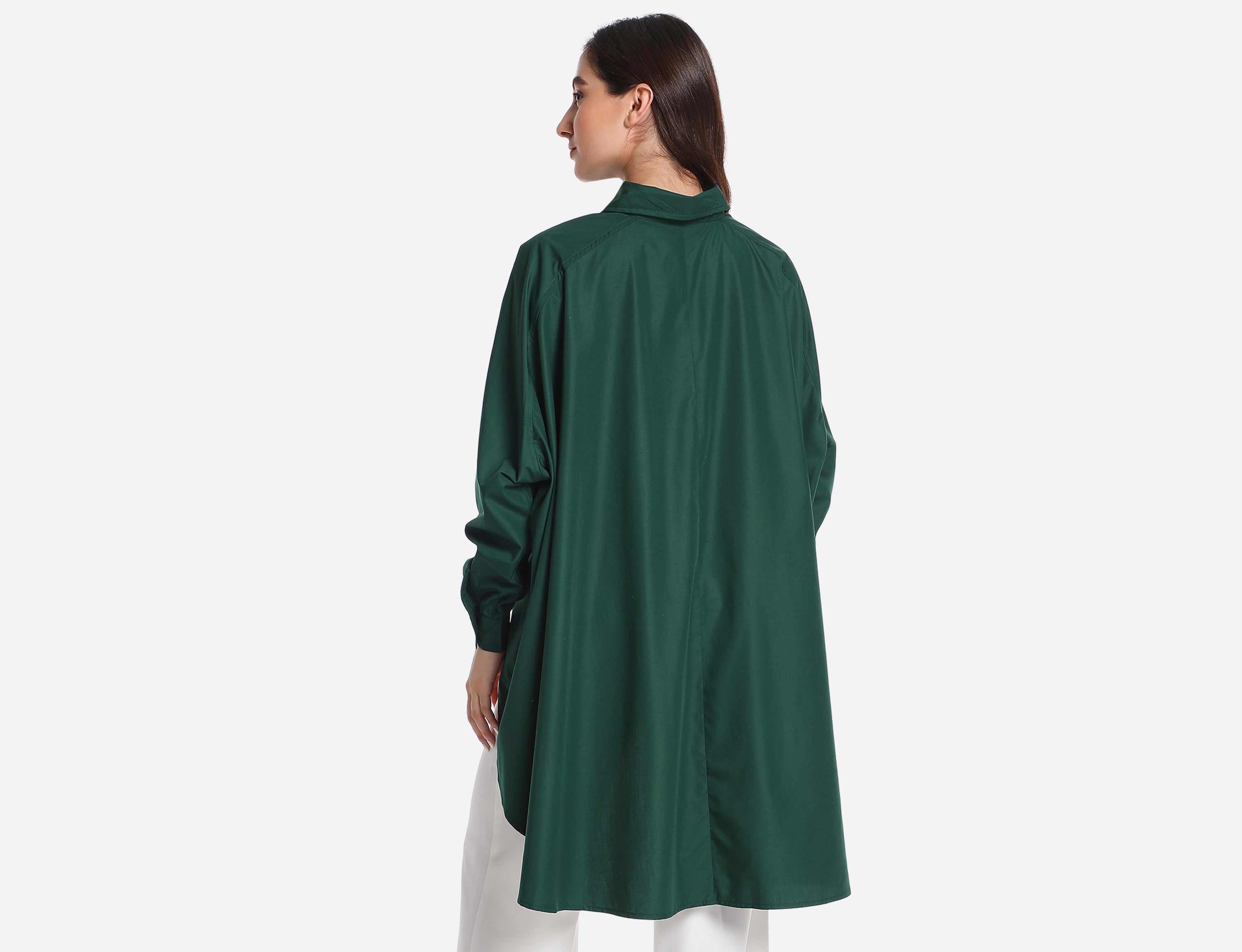 High low oversized shirt
