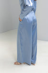 Wide leg Satin Trousers