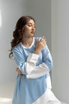 Asymmetric Linen Top