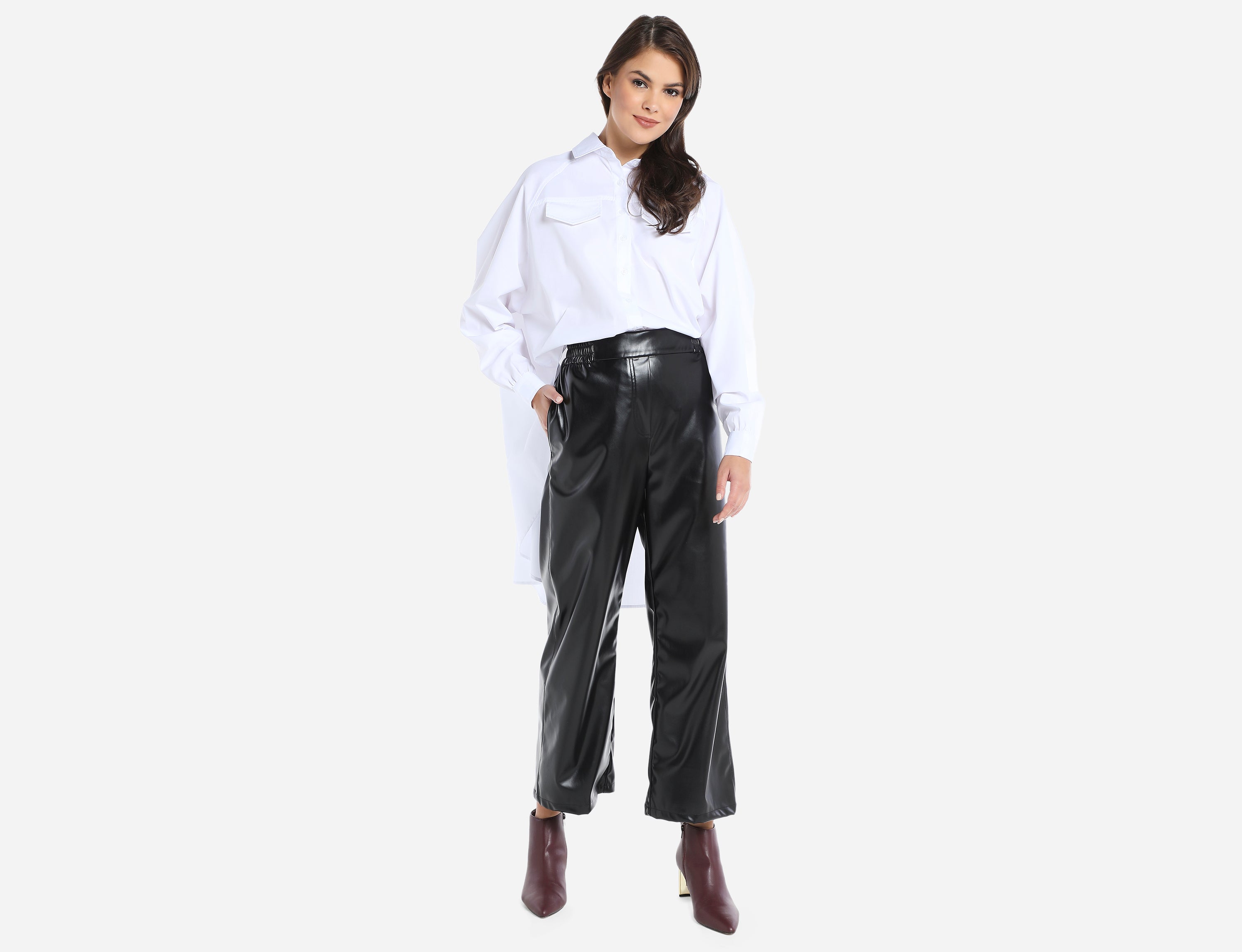 High low oversized shirt
