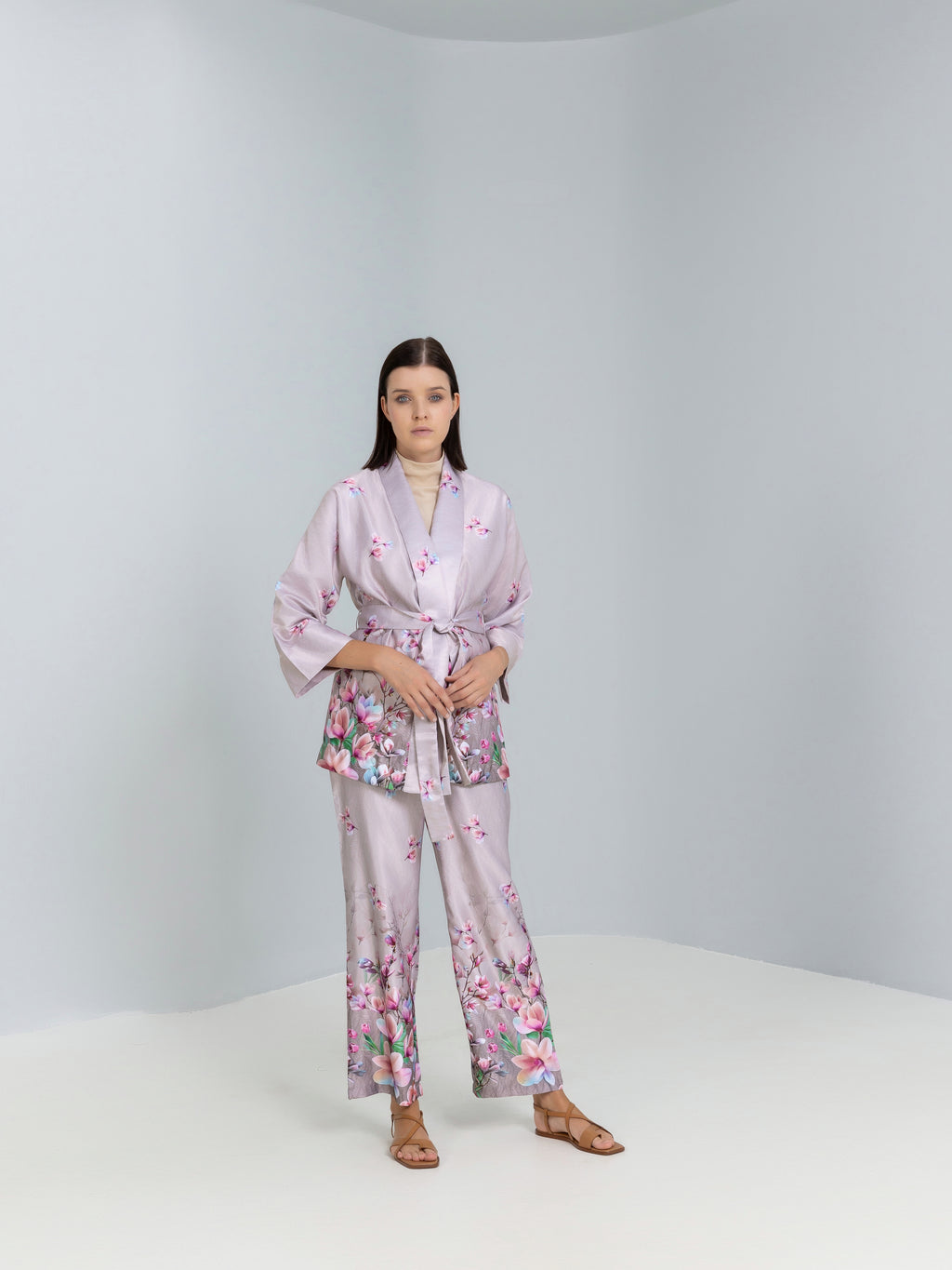Floral Print Trousers