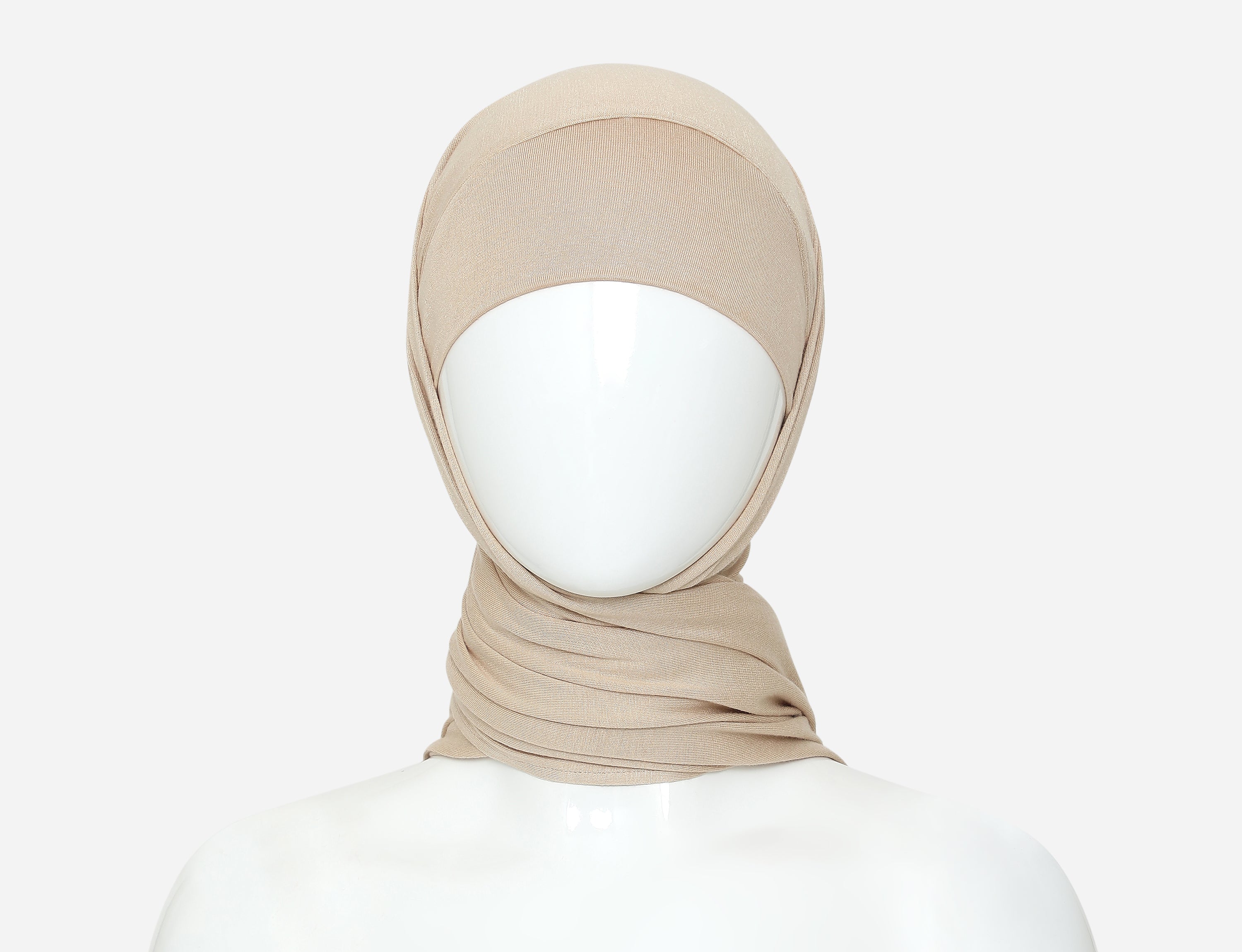 Scarf with visible Under-Hijab with short cords