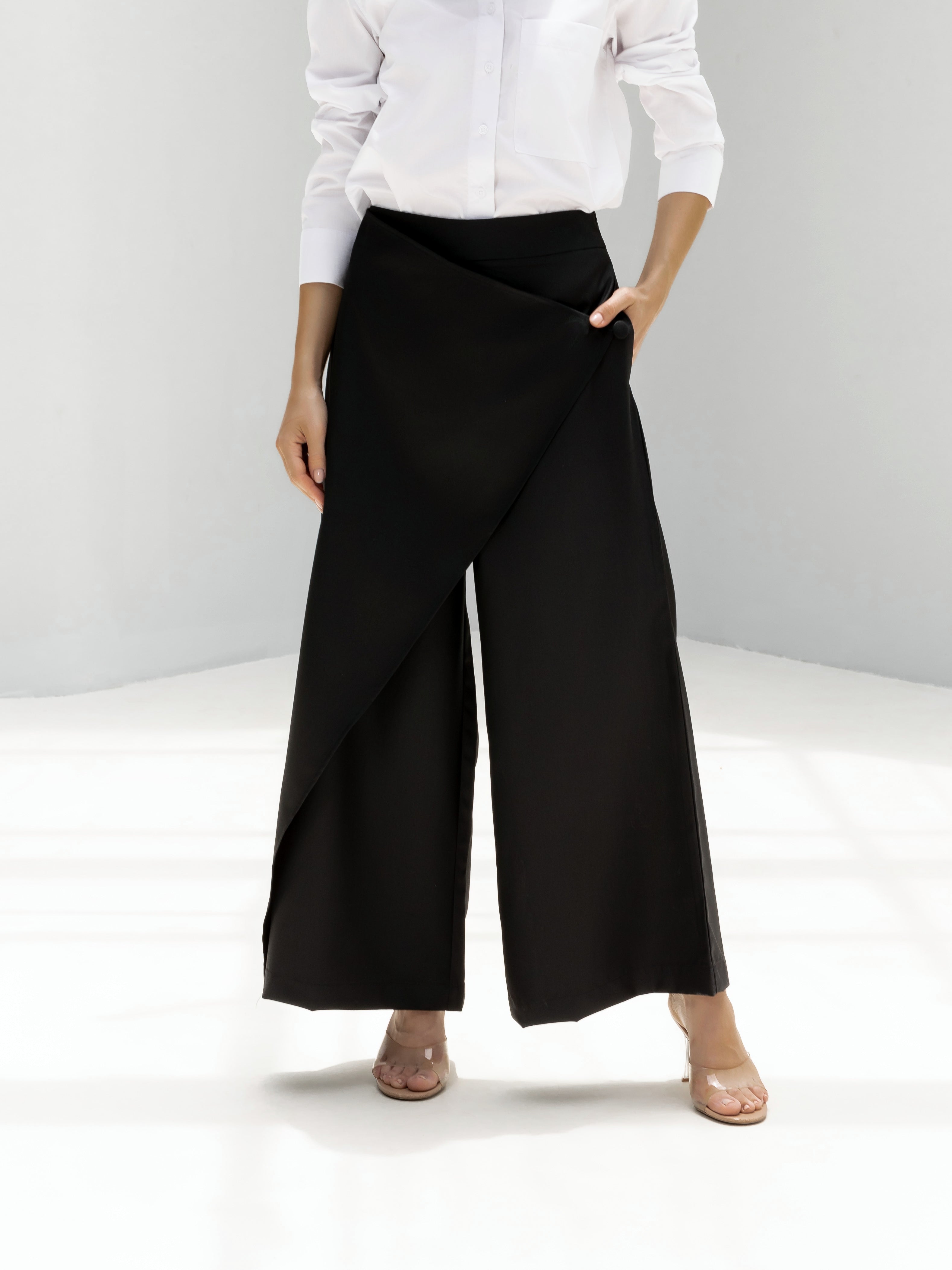 Cross over pants