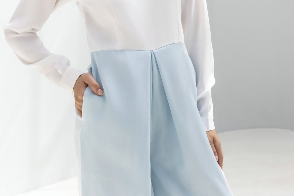 Mandarin Collar Jumpsuit