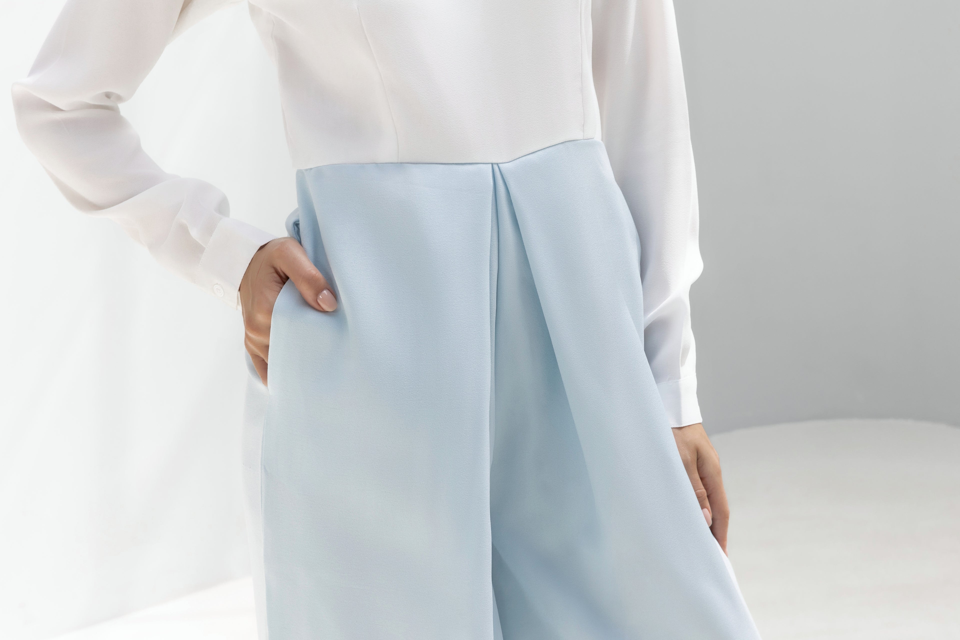 Mandarin Collar Jumpsuit
