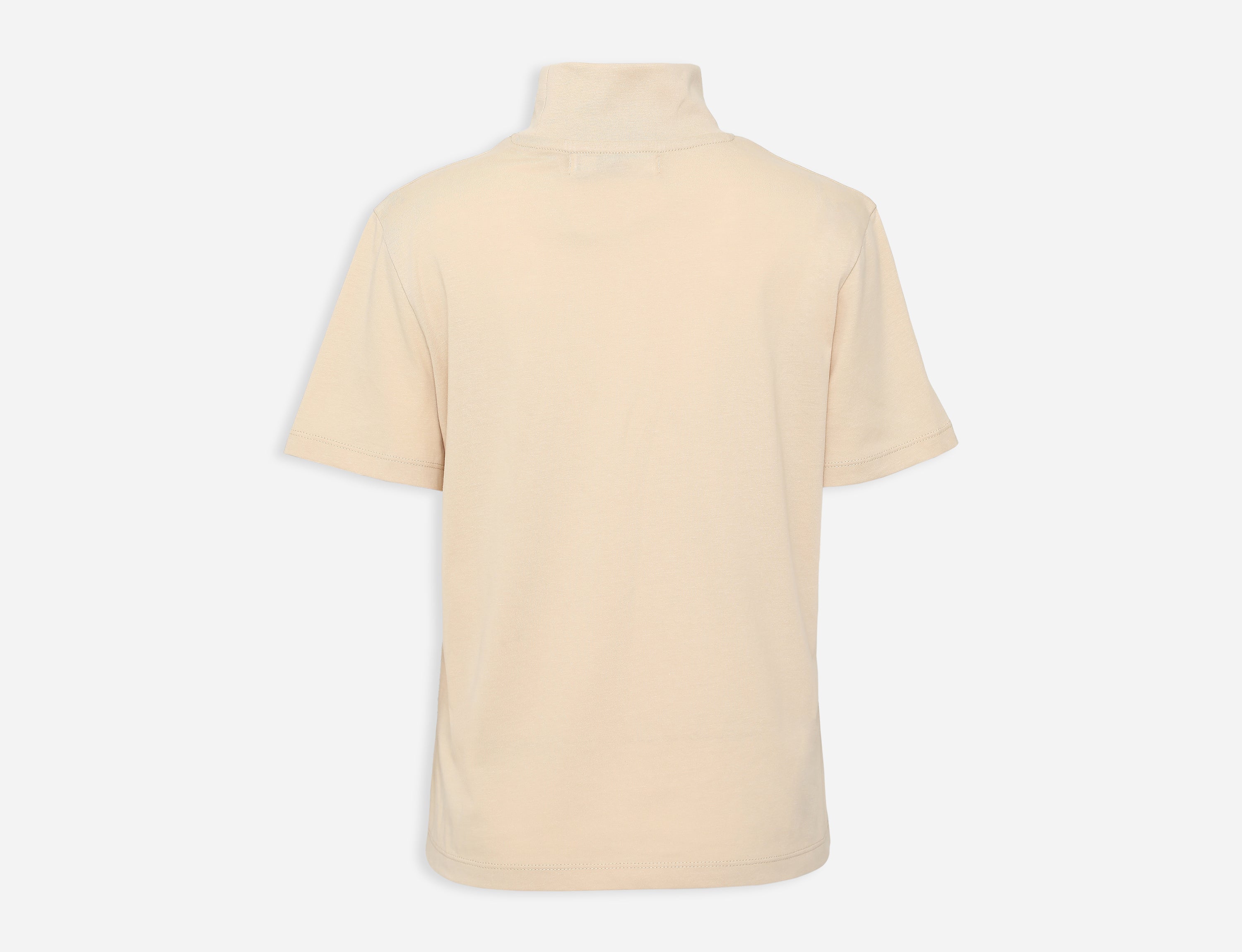 Short sleeves High neck T-shirt