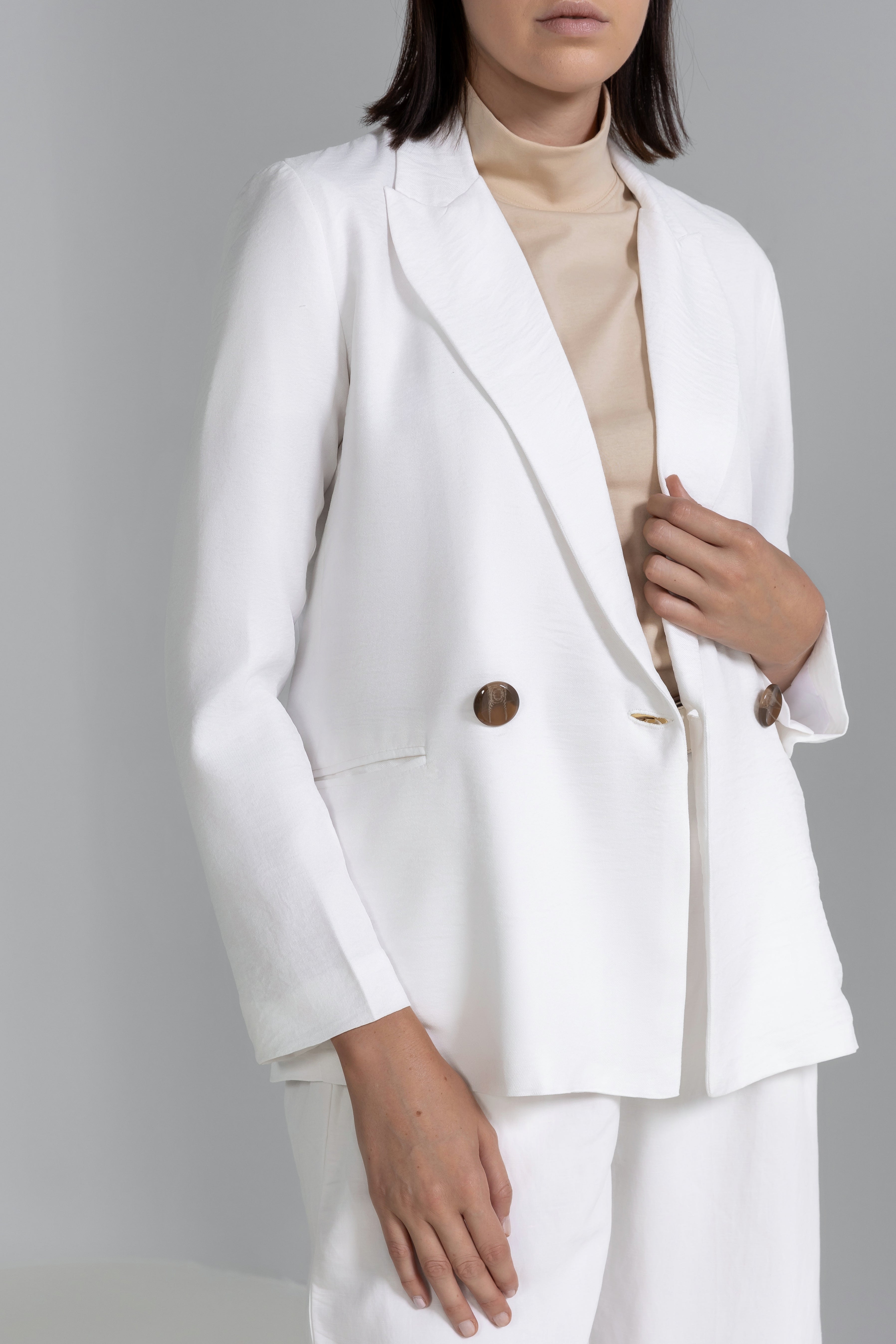 Loose-fit Linen Blazer