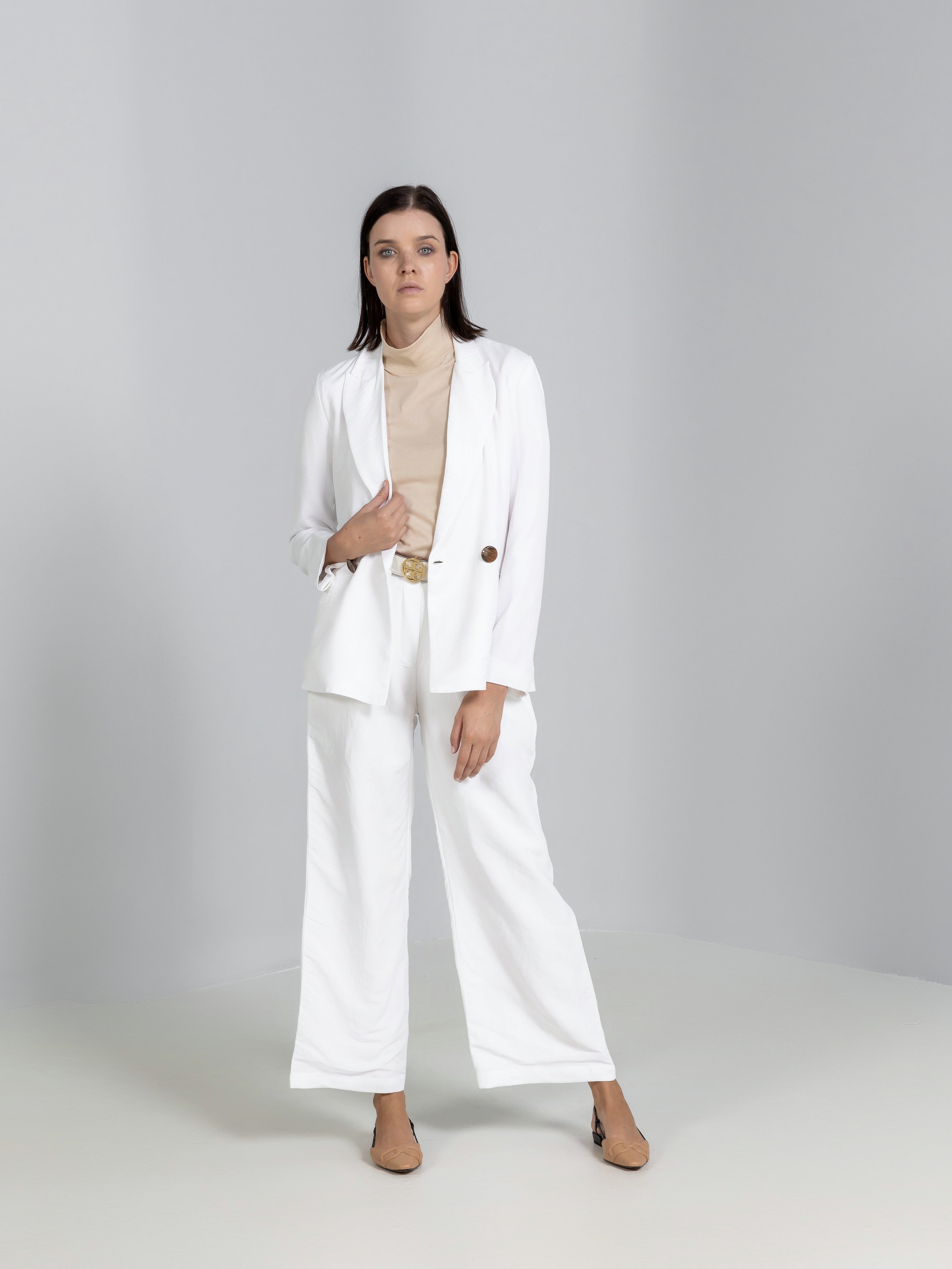 Loose-fit Linen Blazer