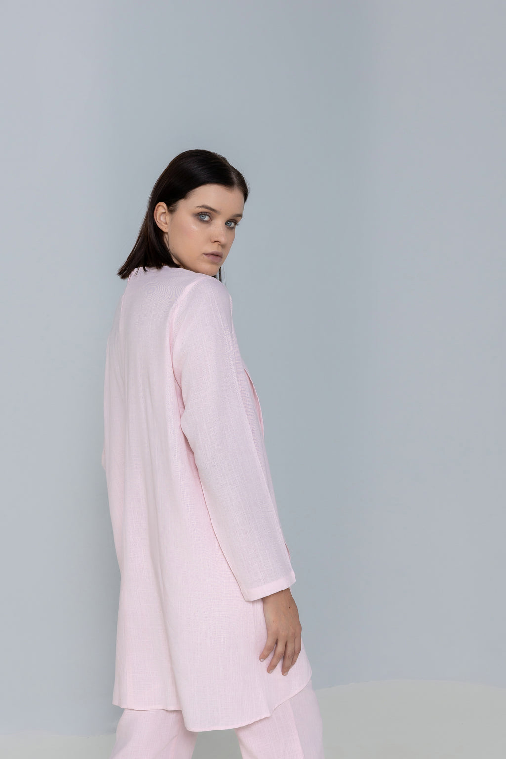 Linen Cross over Top