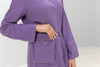 Linen Shirt Dress with Belt Bag