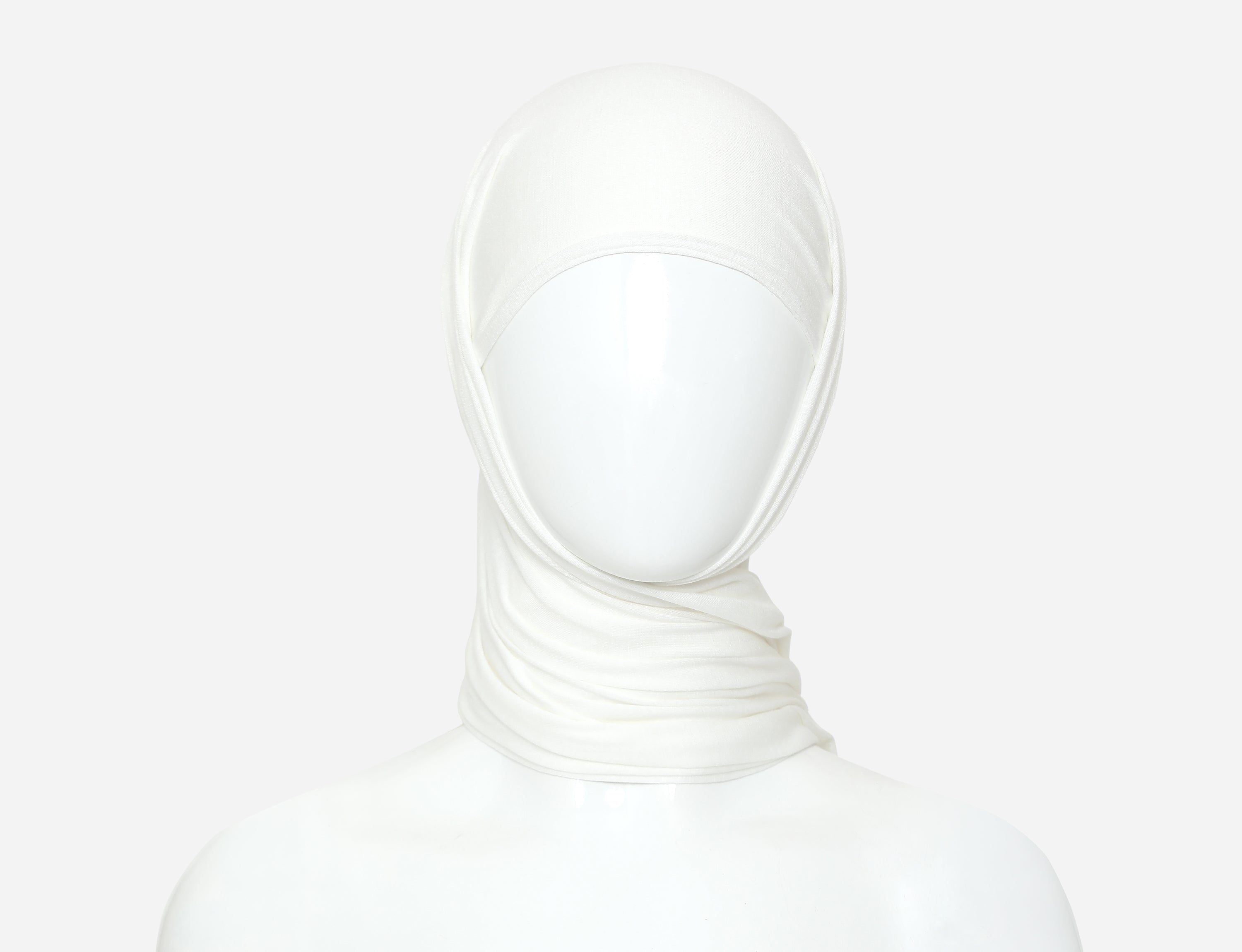 Scarf with invisible Under-Hijab with short cords