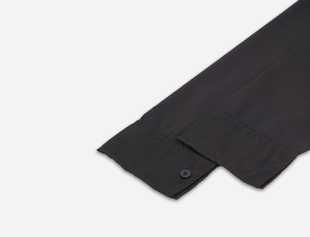 High neck top with shirt sleeves