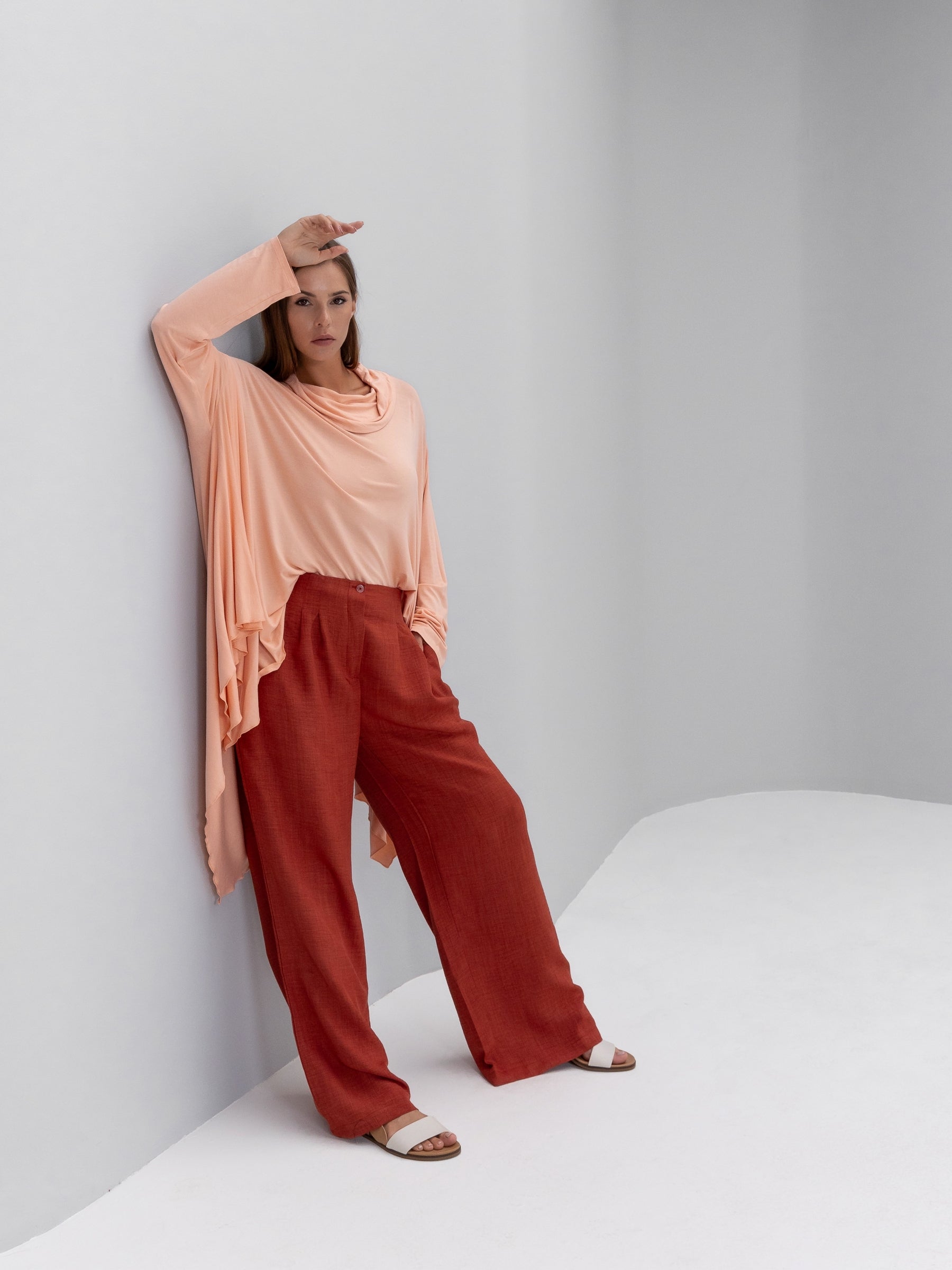 Wide leg Linen Pants
