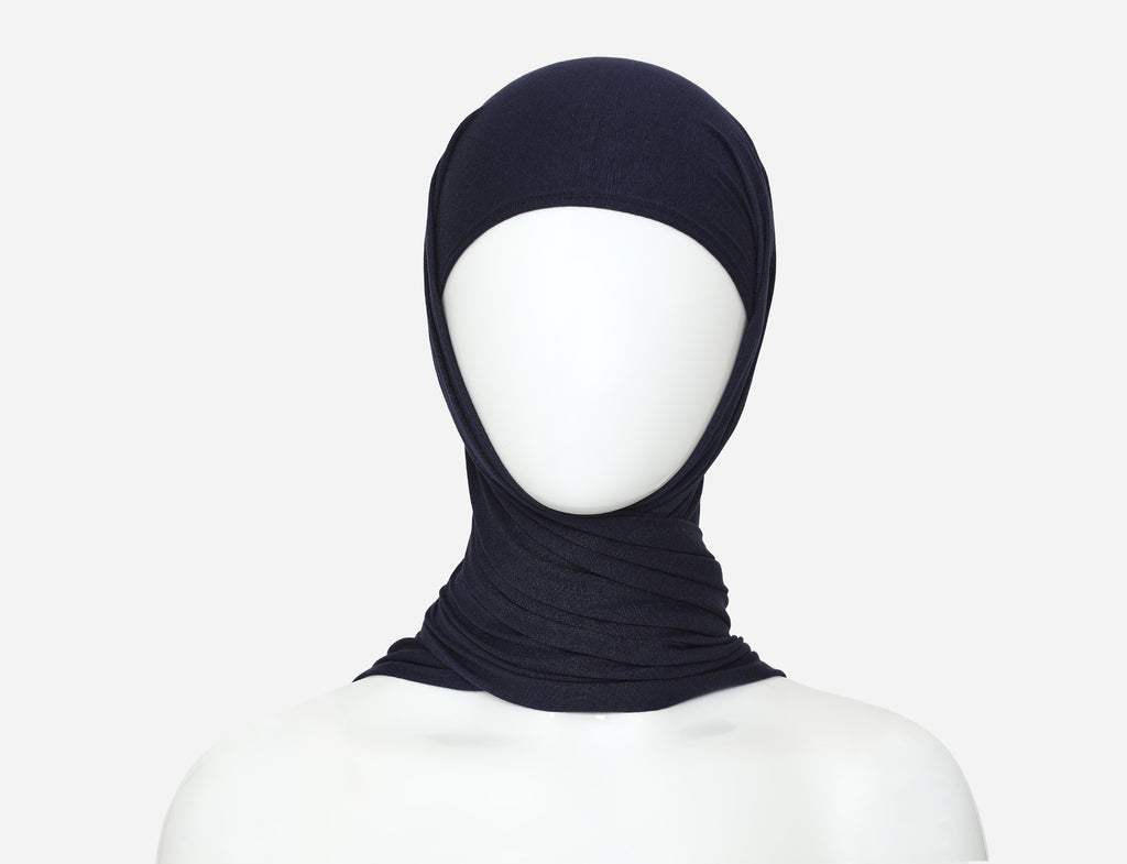 Scarf with invisible Under-Hijab with short cords