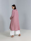High-Slit Linen Top