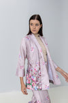 Floral Print Kimono with belt