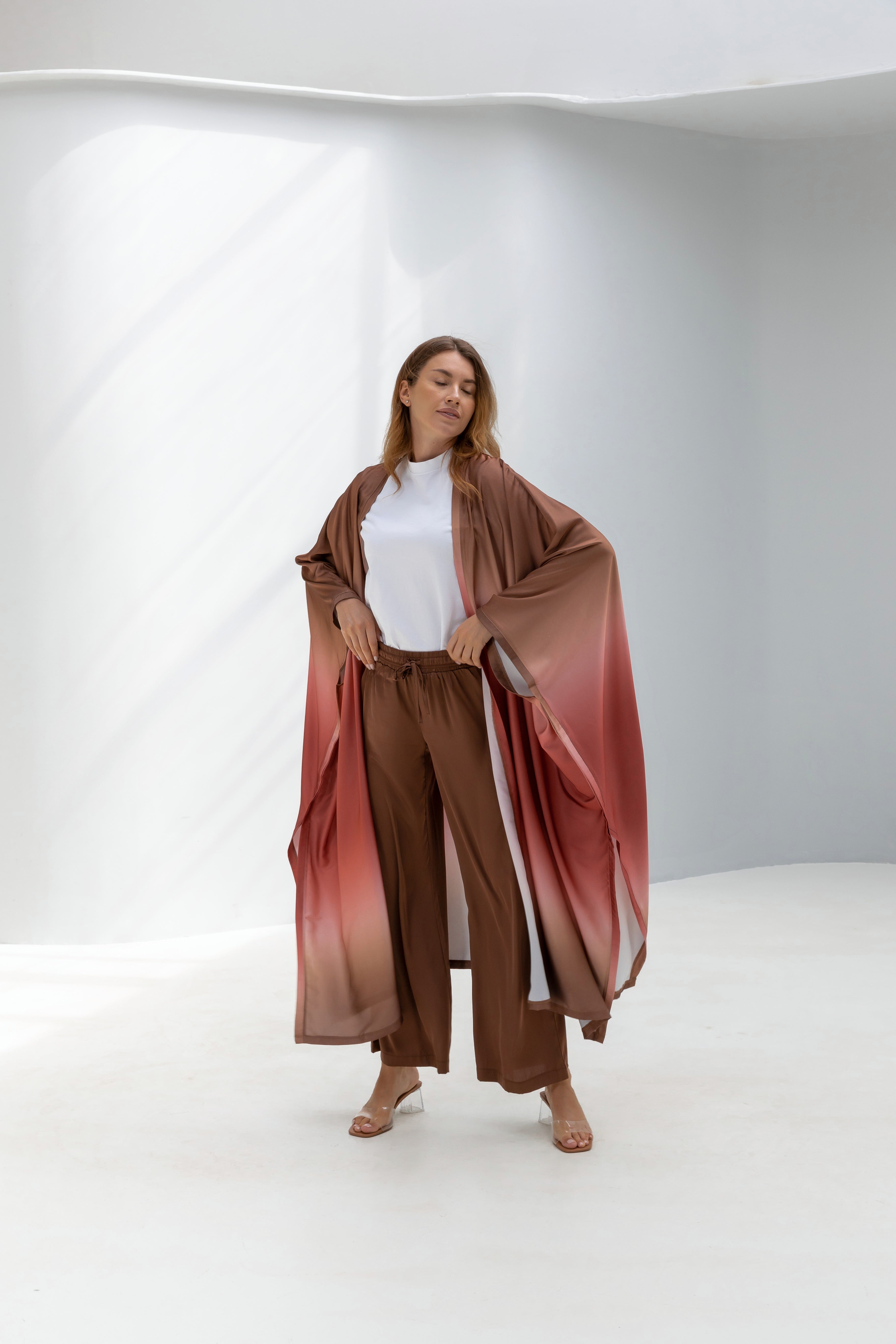 Maxi Silk Kimono