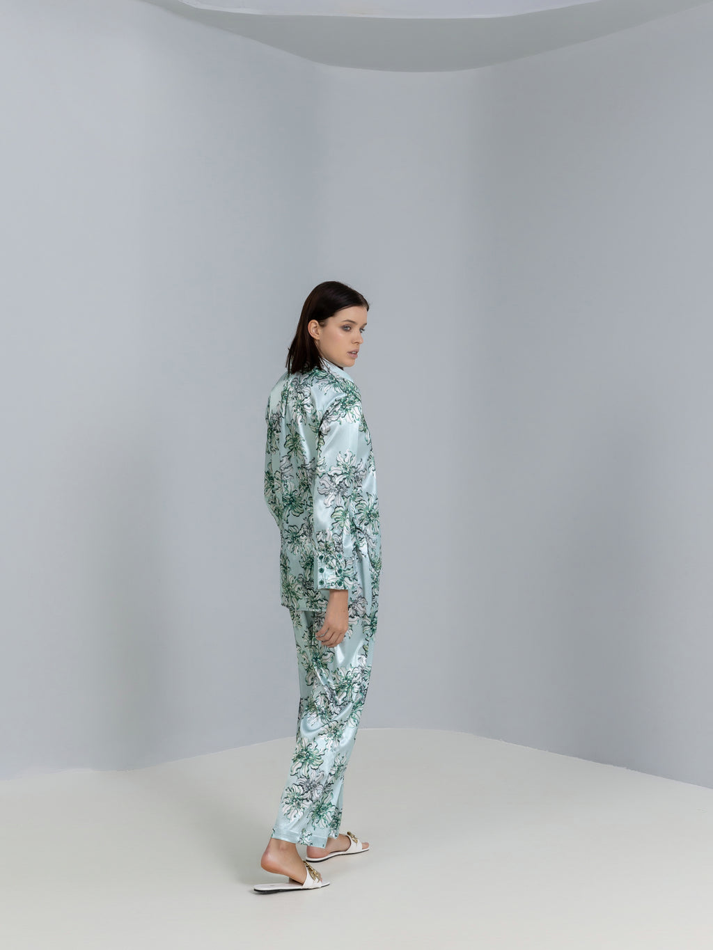Flowing Printed Trousers