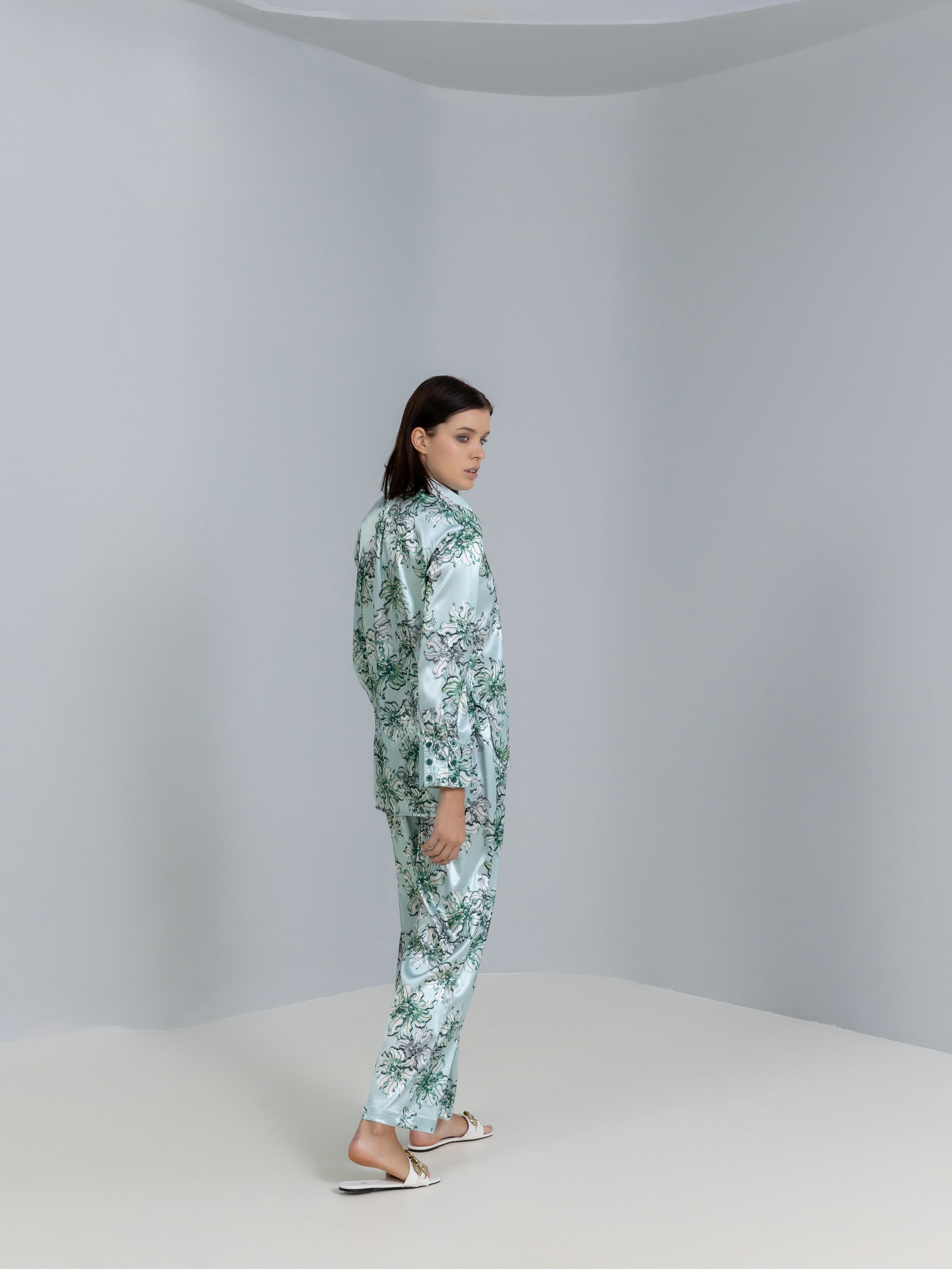 Flowing Printed Trousers