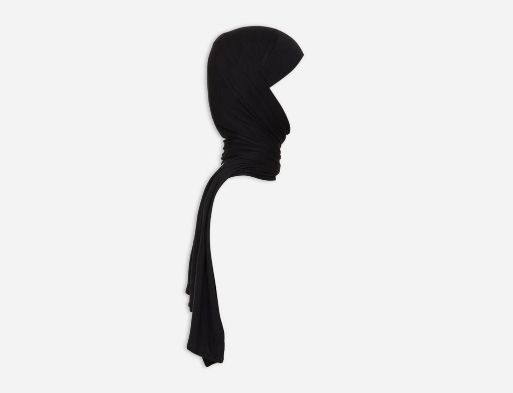 Scarf with visible Under-Hijab with short cords