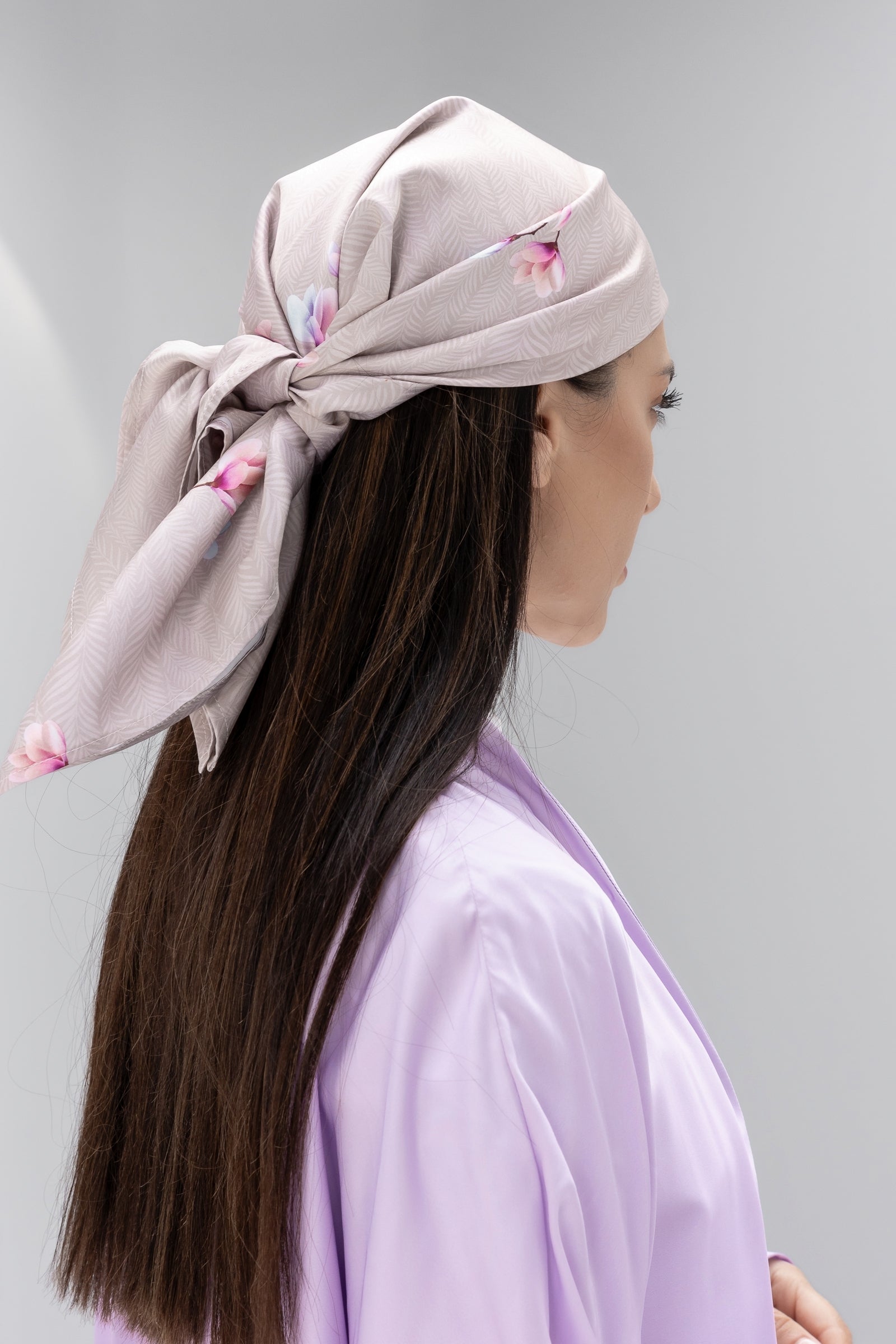 Printed Satin Scarf