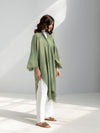 Linen Cardigan with fringes