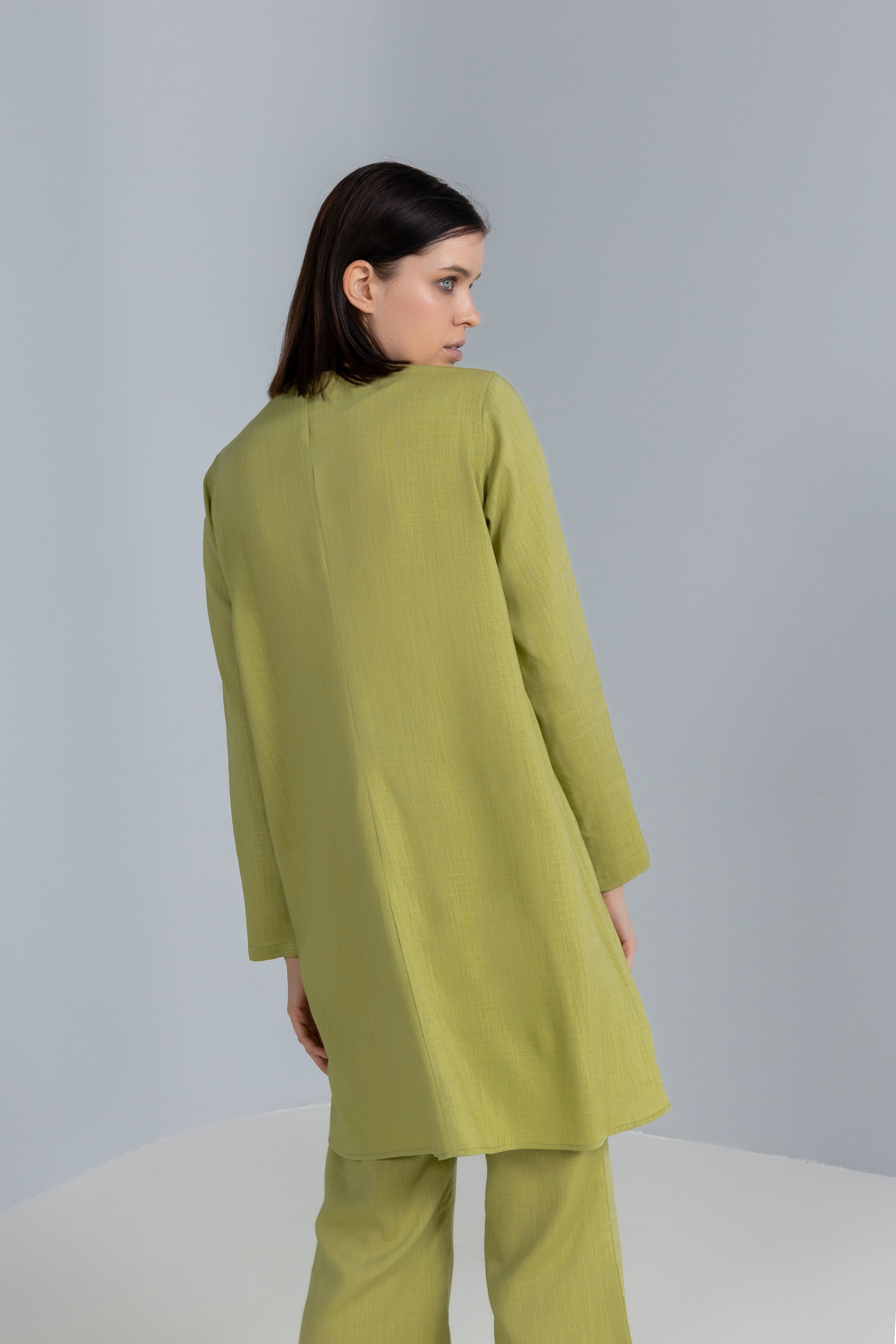 Linen Cross over Top