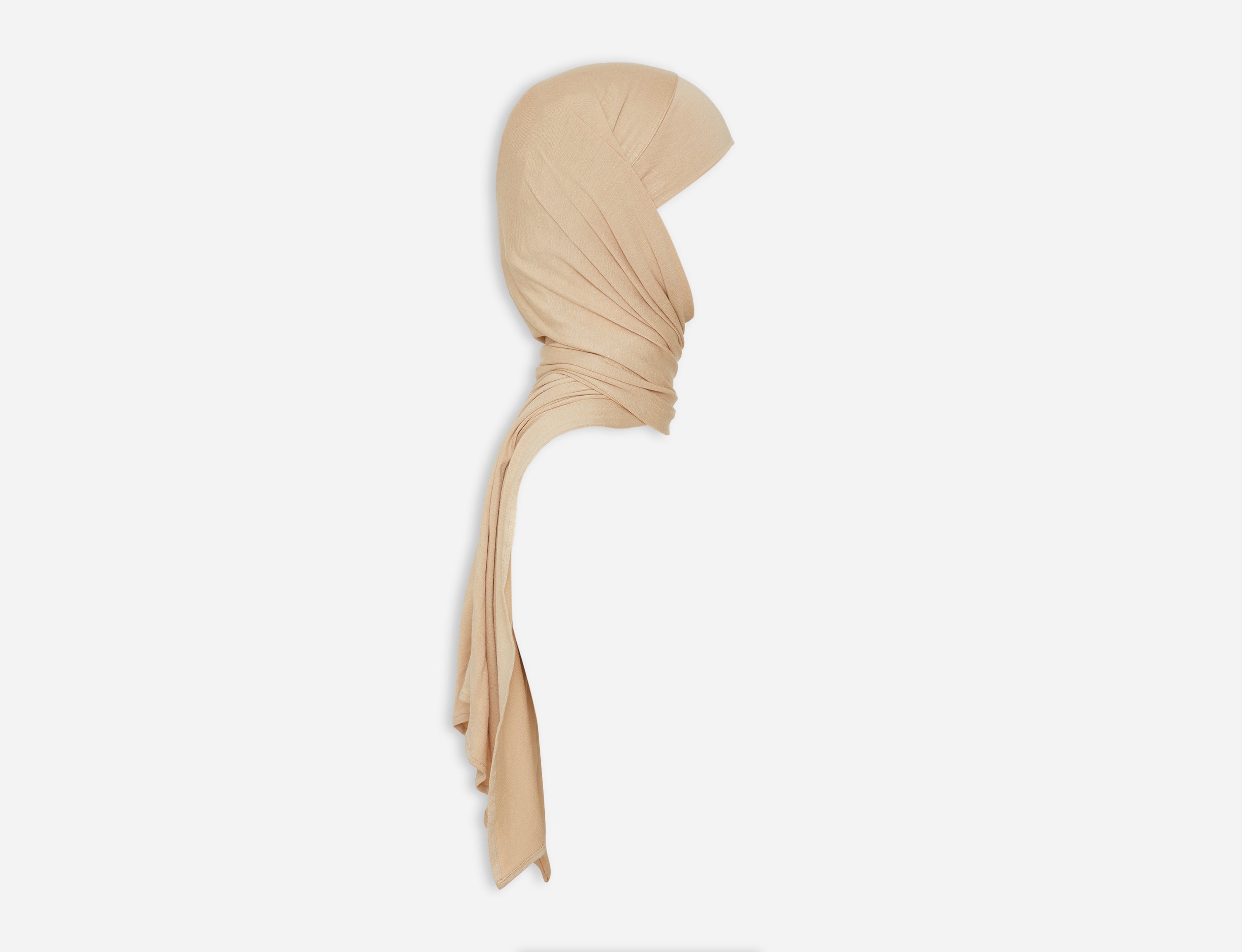 Scarf with visible Under-Hijab with short cords