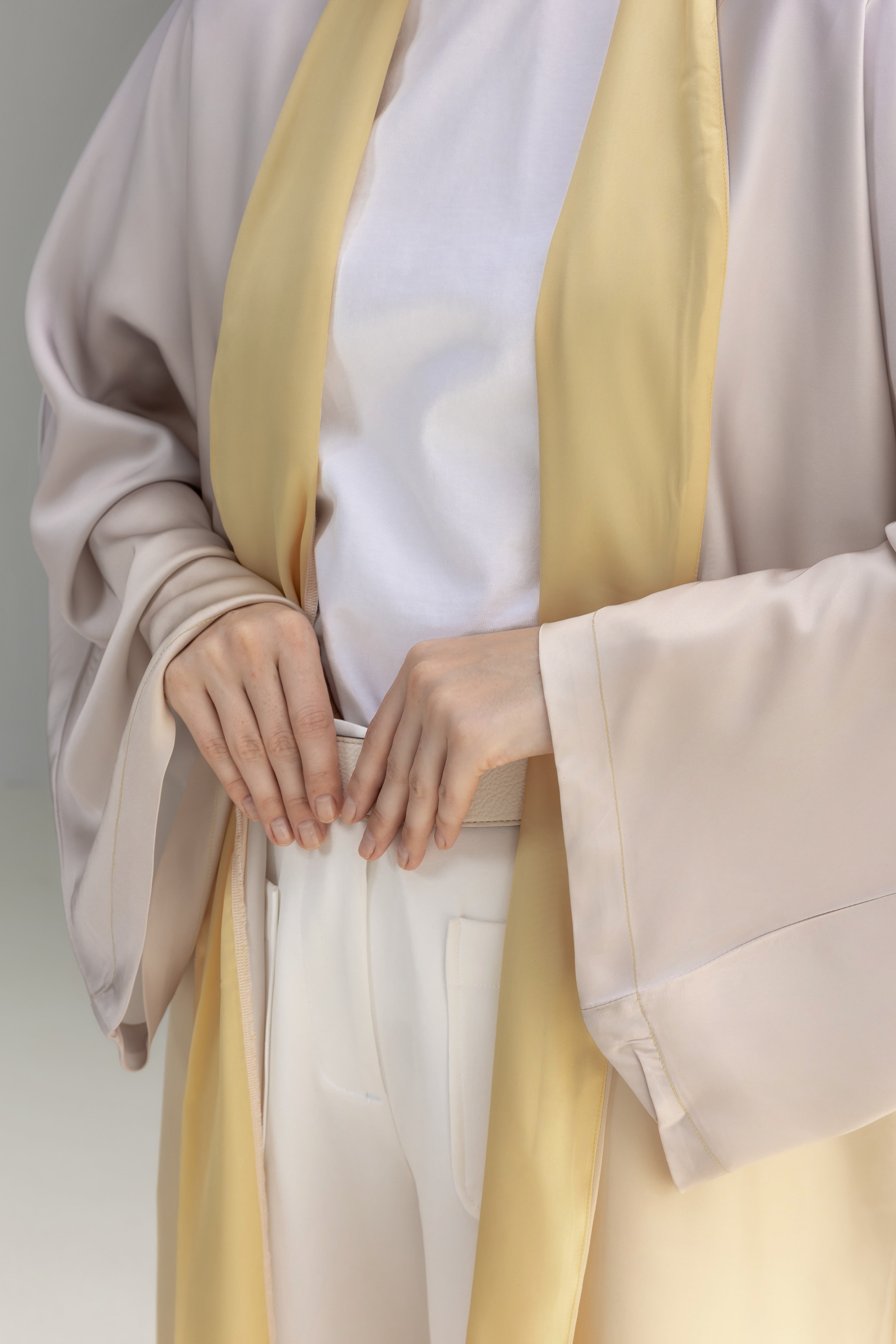 Ombre Satin Cardigan
