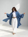 Linen Cardigan with fringes