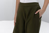 Straight leg pants with studs