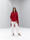High low oversized shirt