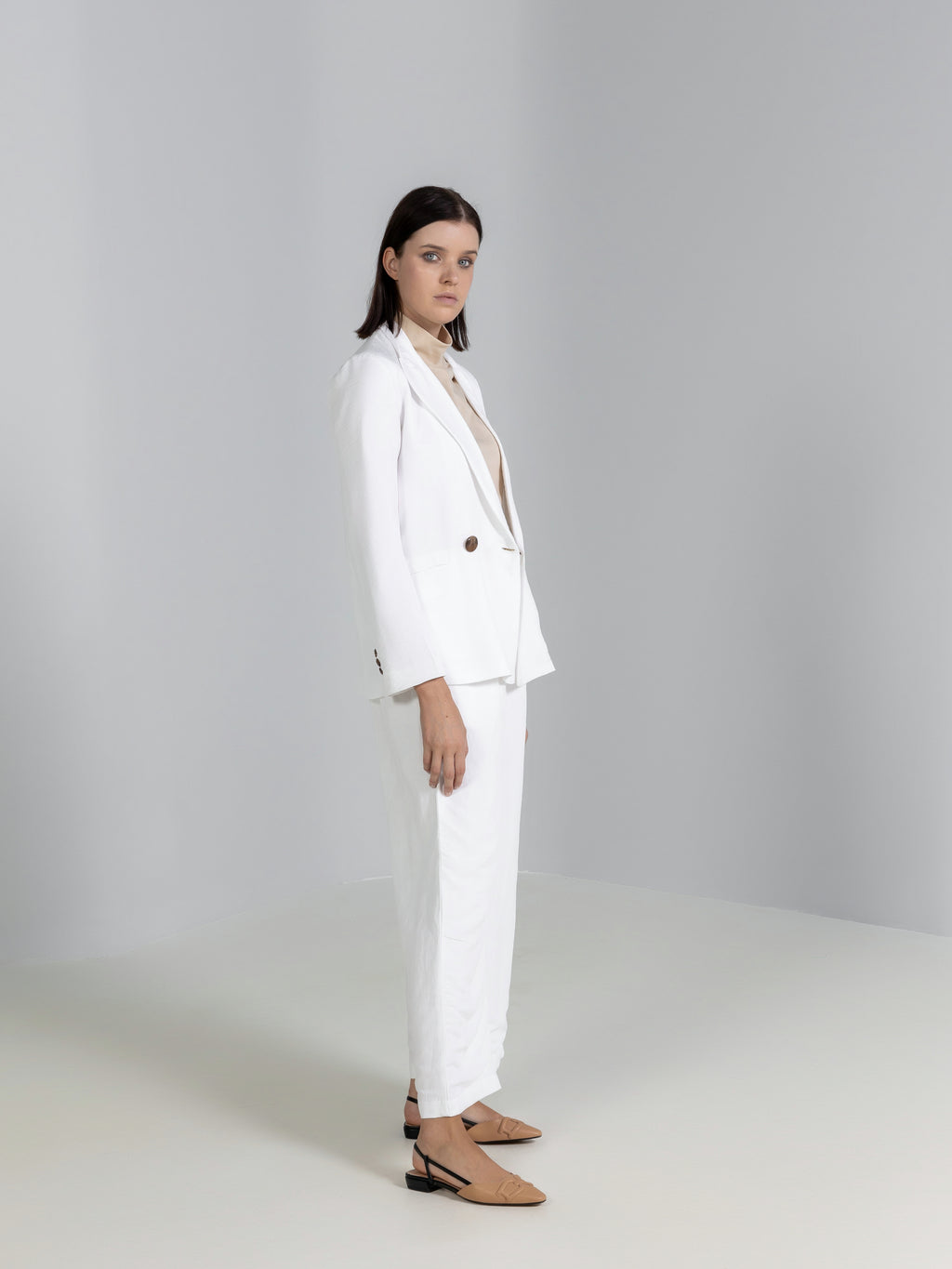 Loose-fit Linen Blazer