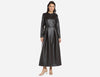 Faux Leather Dress