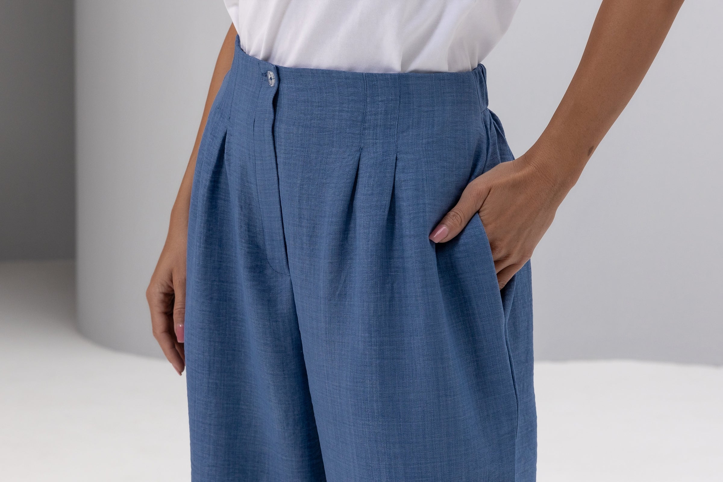 Wide leg Linen Pants